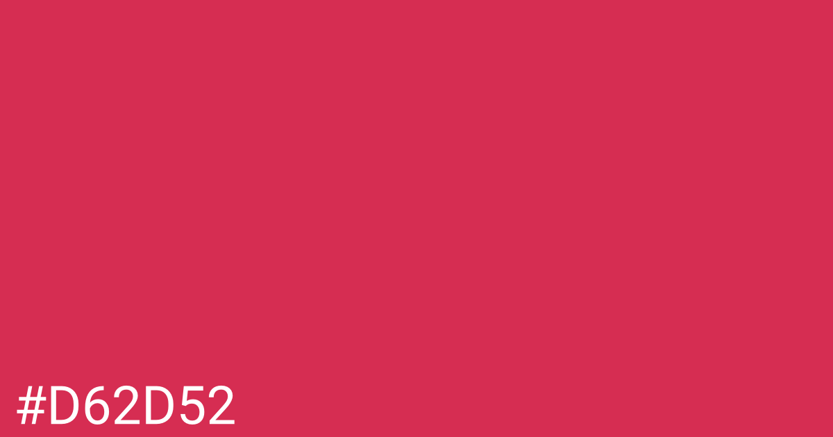 Hex color #d62d52 graphic