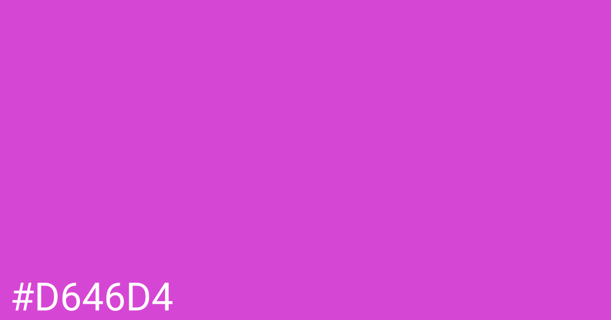 Hex color #d646d4 graphic