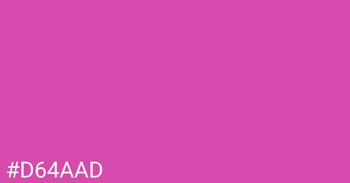 Hex color #d64aad graphic