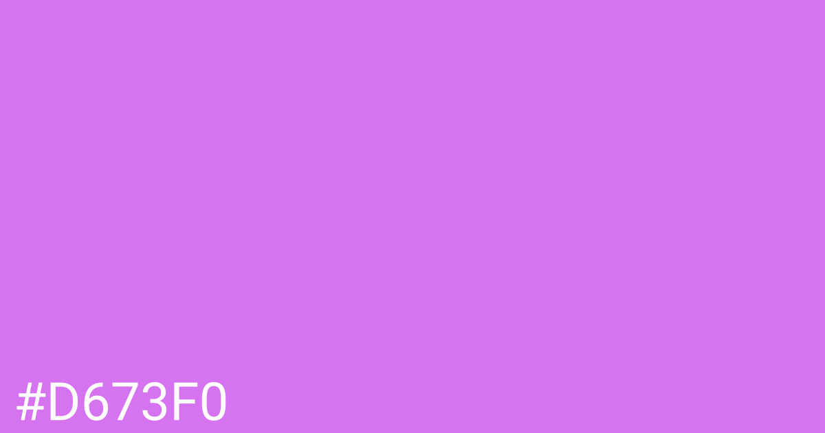 Hex color #d673f0 graphic