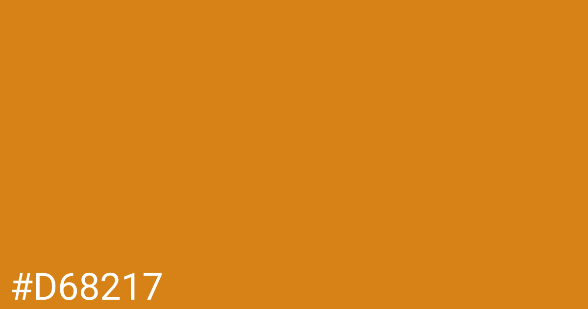 Hex color #d68217 graphic
