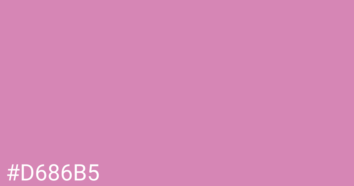 Hex color #d686b5 graphic