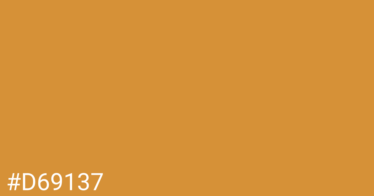 Hex color #d69137 graphic