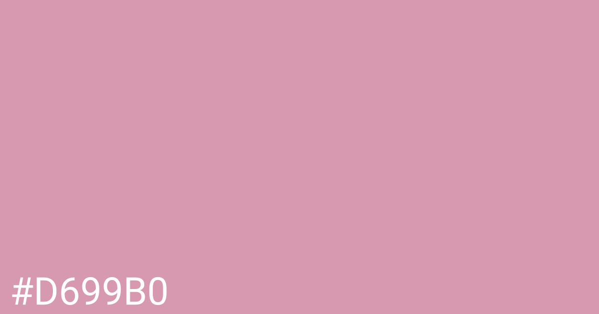 Hex color #d699b0 graphic