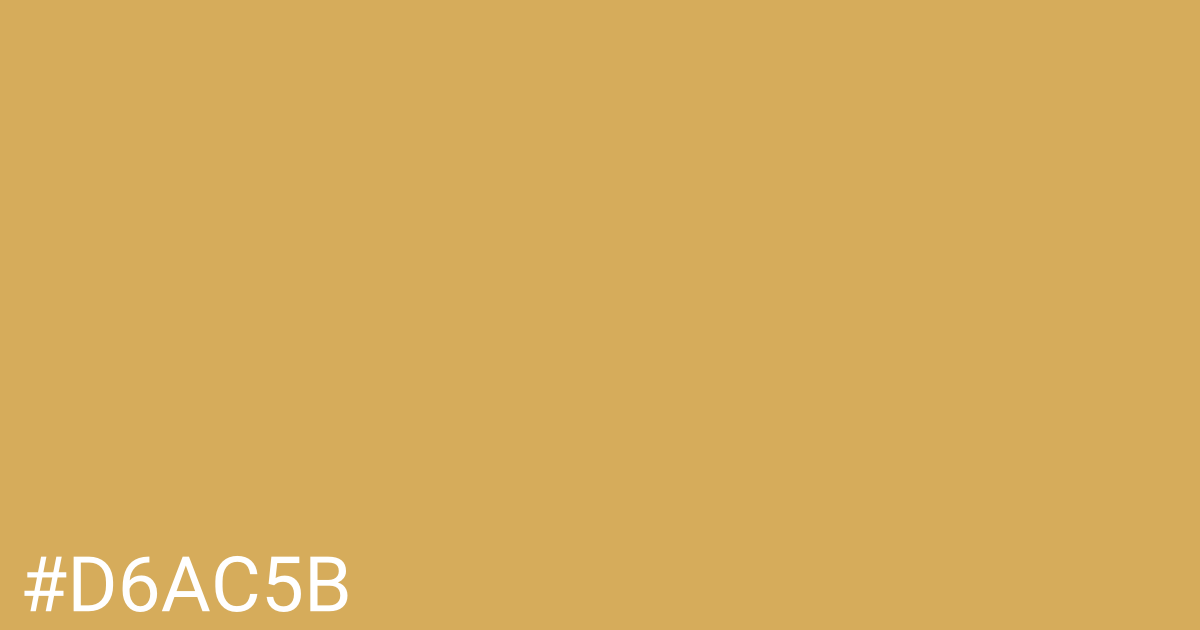 Hex color #d6ac5b graphic
