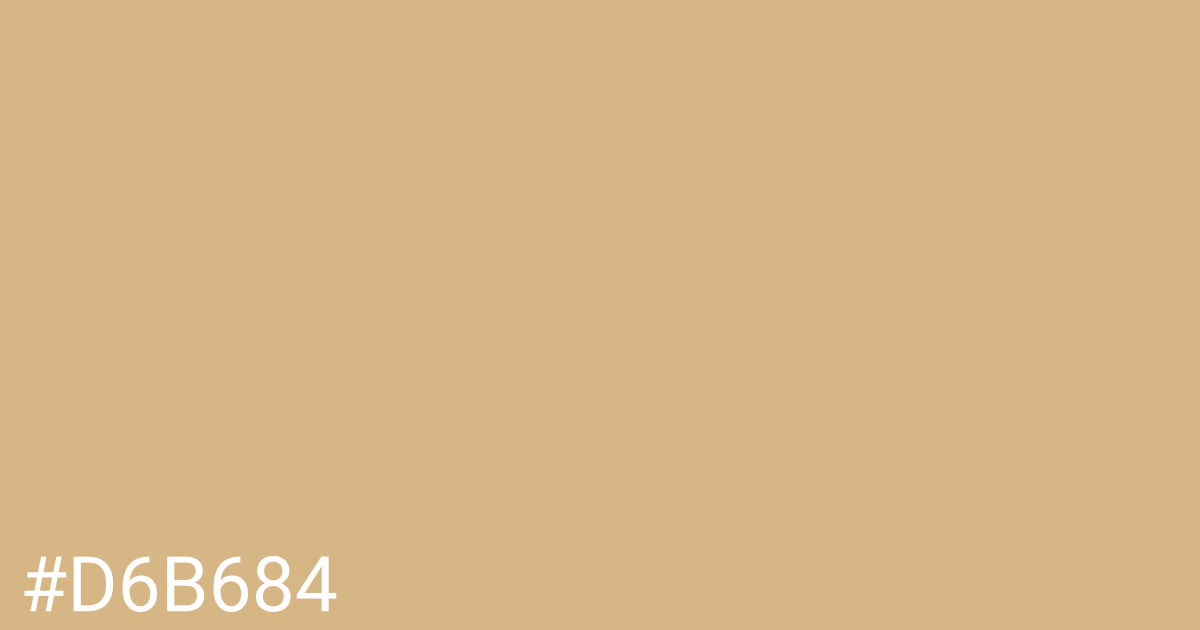 Hex color #d6b684 graphic