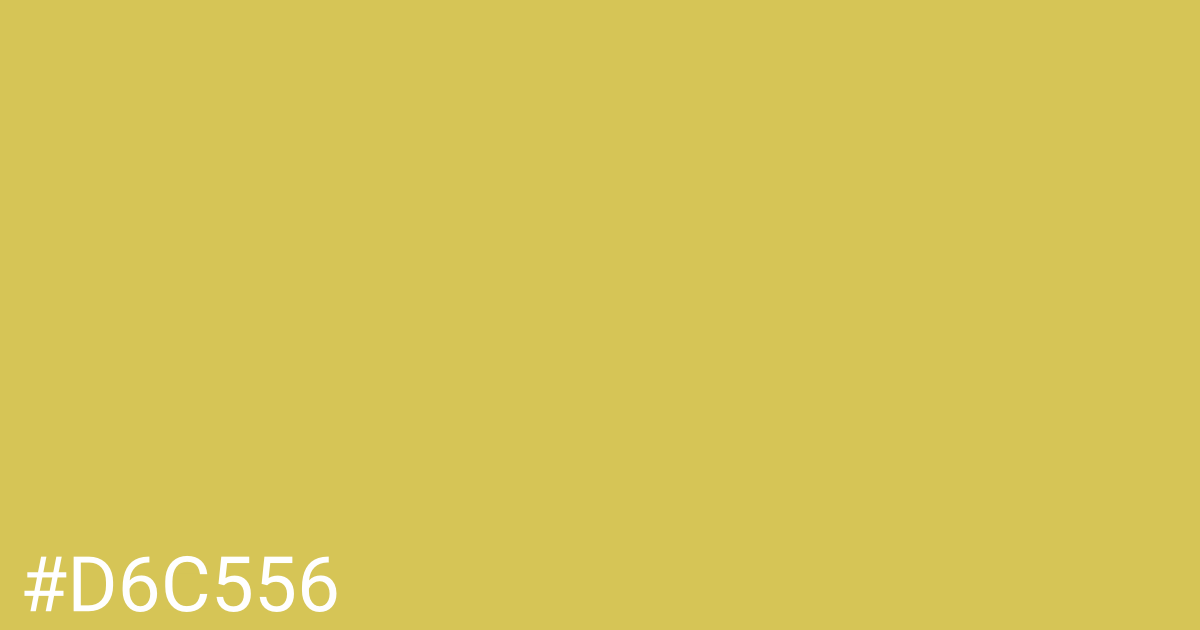 Hex color #d6c556 graphic