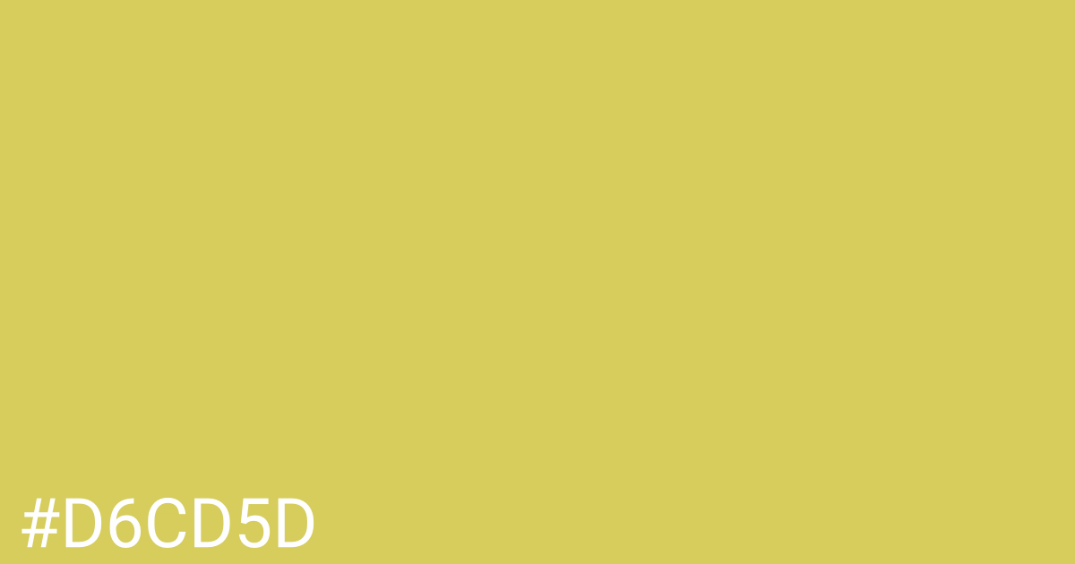 Hex color #d6cd5d graphic