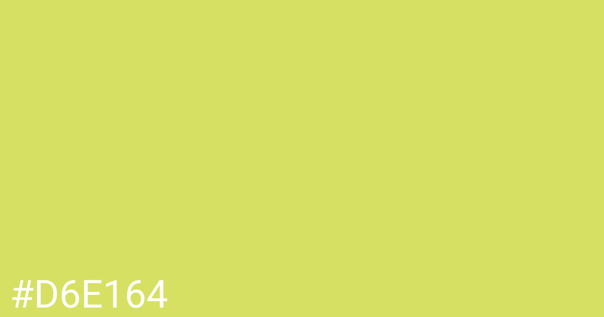 Hex color #d6e164 graphic