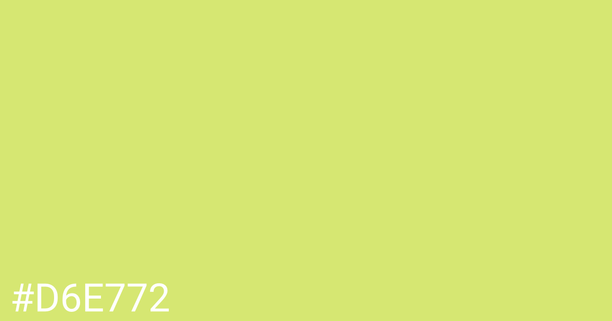 Hex color #d6e772 graphic