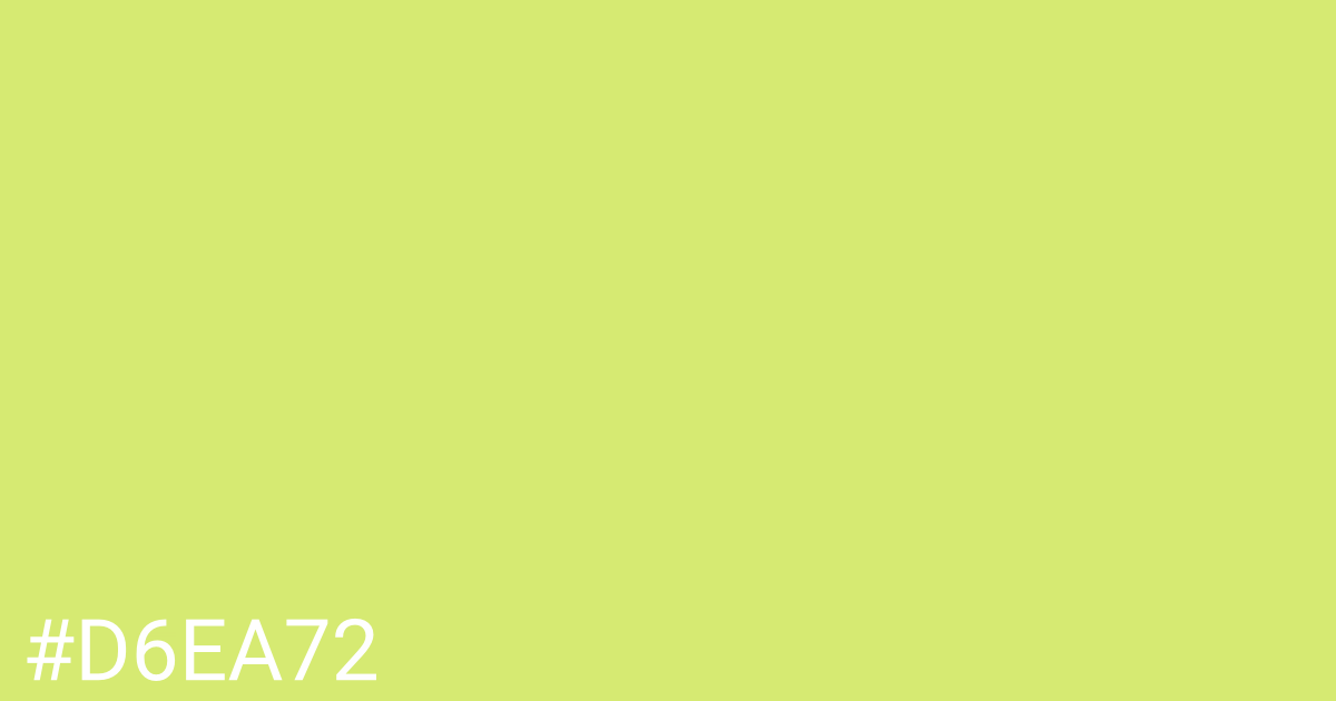 Hex color #d6ea72 graphic