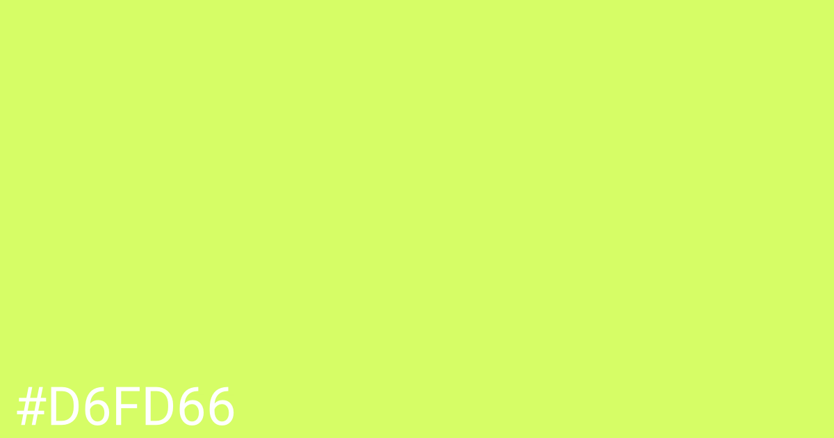 Hex color #d6fd66 graphic