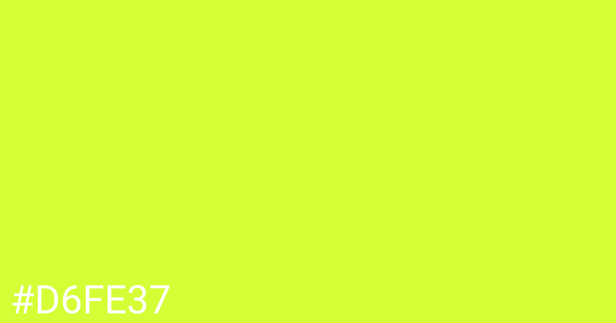 Hex color #d6fe37 graphic