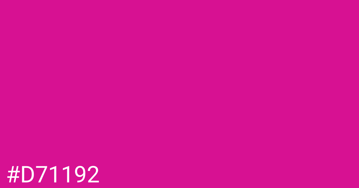 Hex color #d71192 graphic