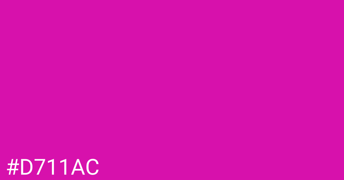 Hex color #d711ac graphic