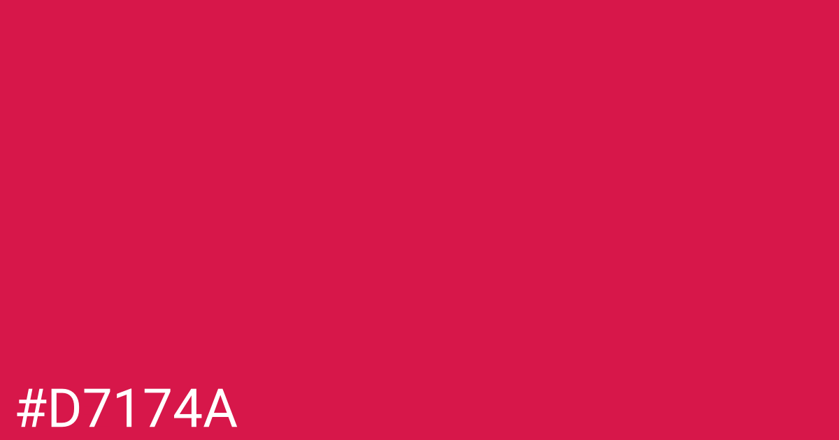 Hex color #d7174a graphic