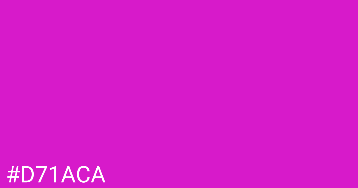 Hex color #d71aca graphic