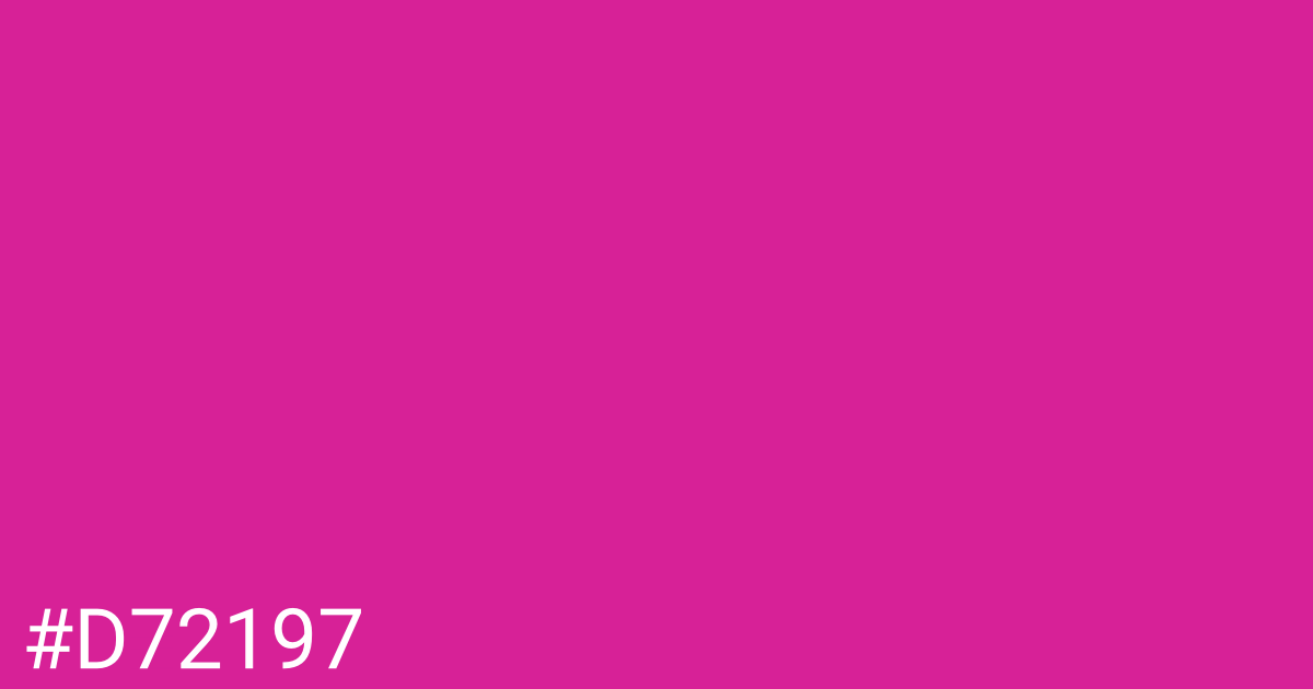 Hex color #d72197 graphic