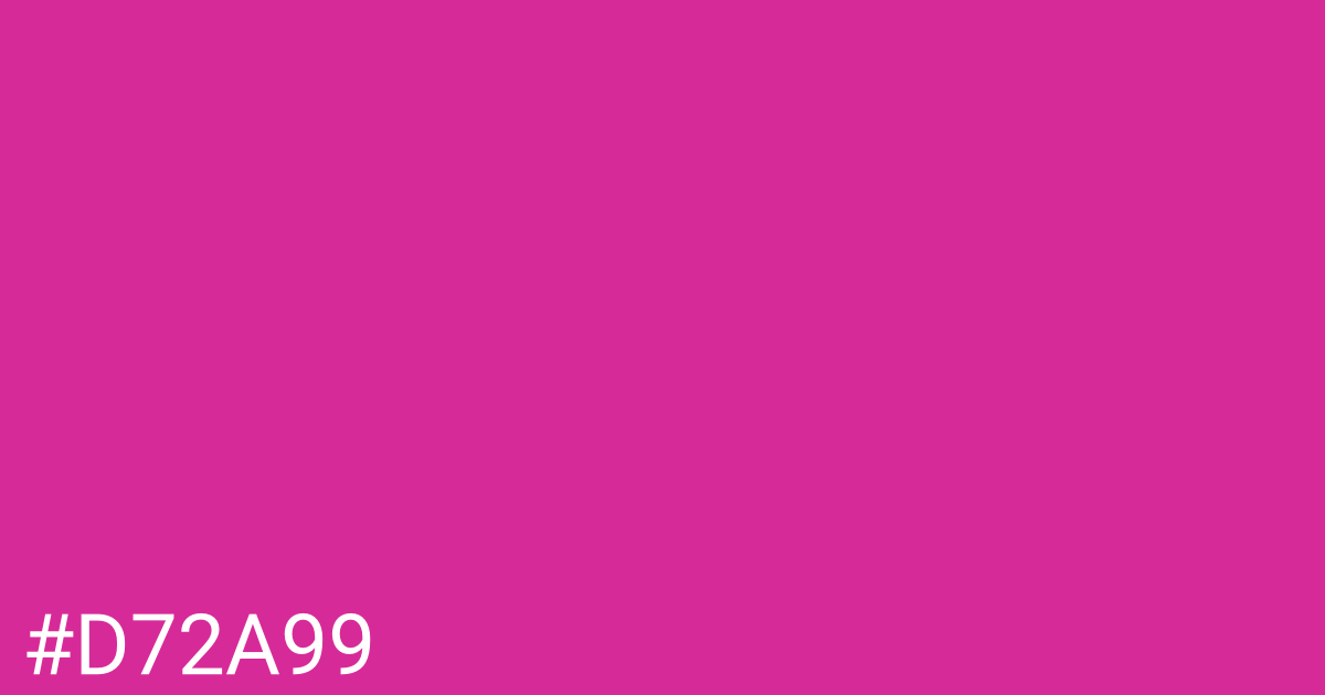 Hex color #d72a99 graphic