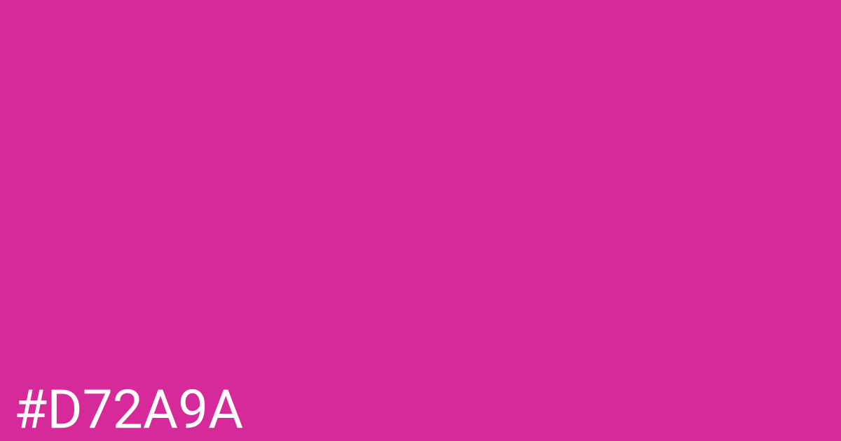 Hex color #d72a9a graphic
