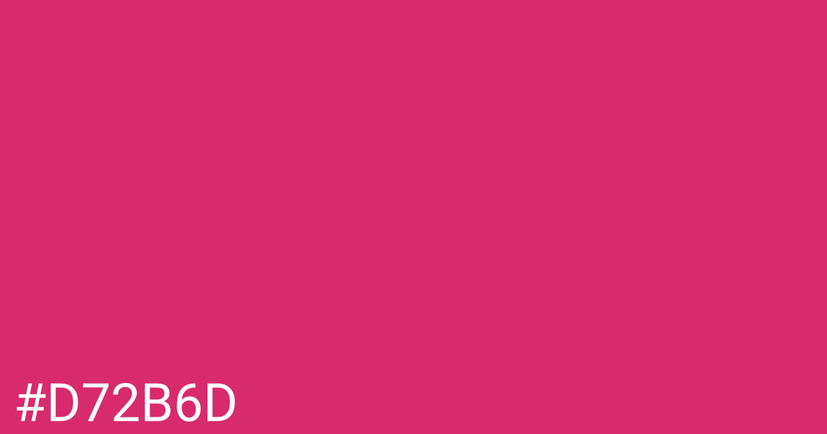 Hex color #d72b6d graphic