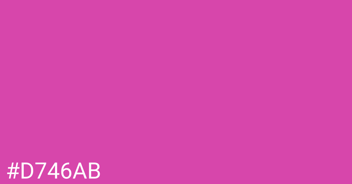 Hex color #d746ab graphic