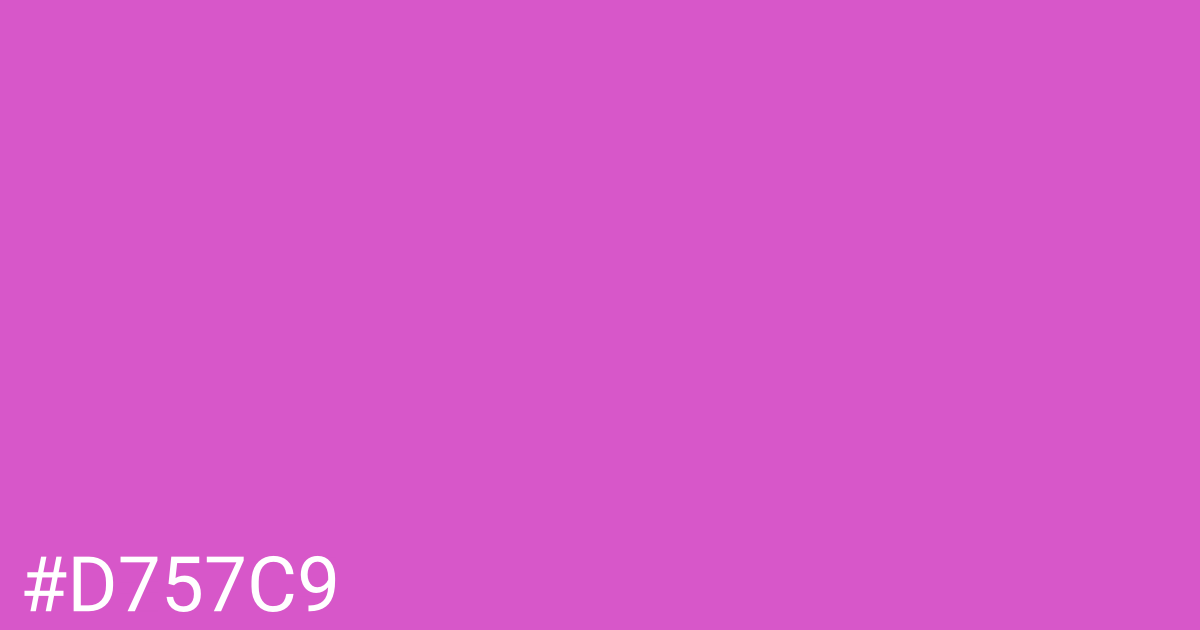Hex color #d757c9 graphic