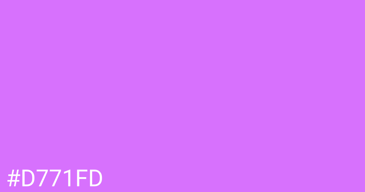 Hex color #d771fd graphic