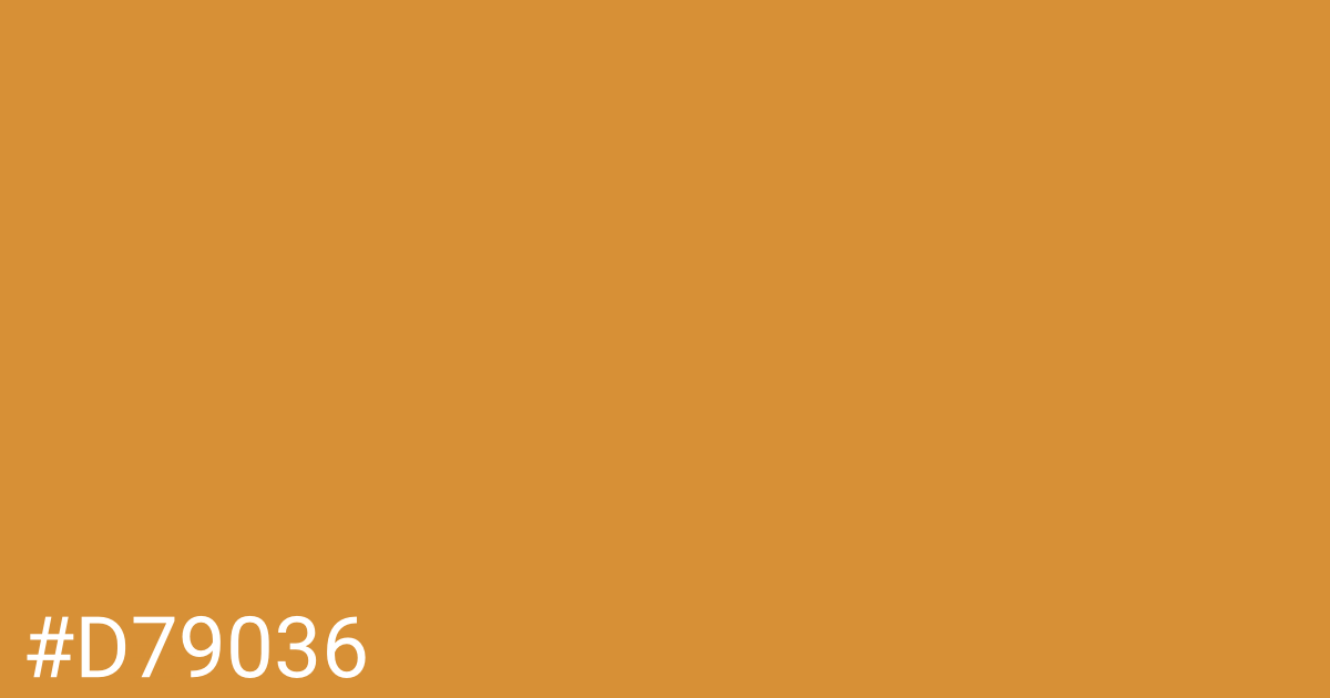 Hex color #d79036 graphic