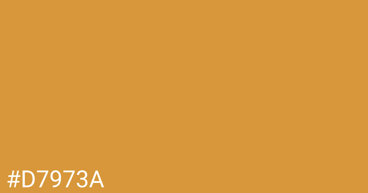 Hex color #d7973a graphic