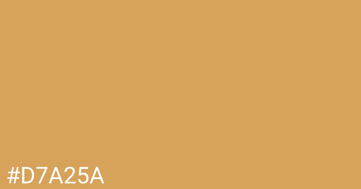 Hex color #d7a25a graphic