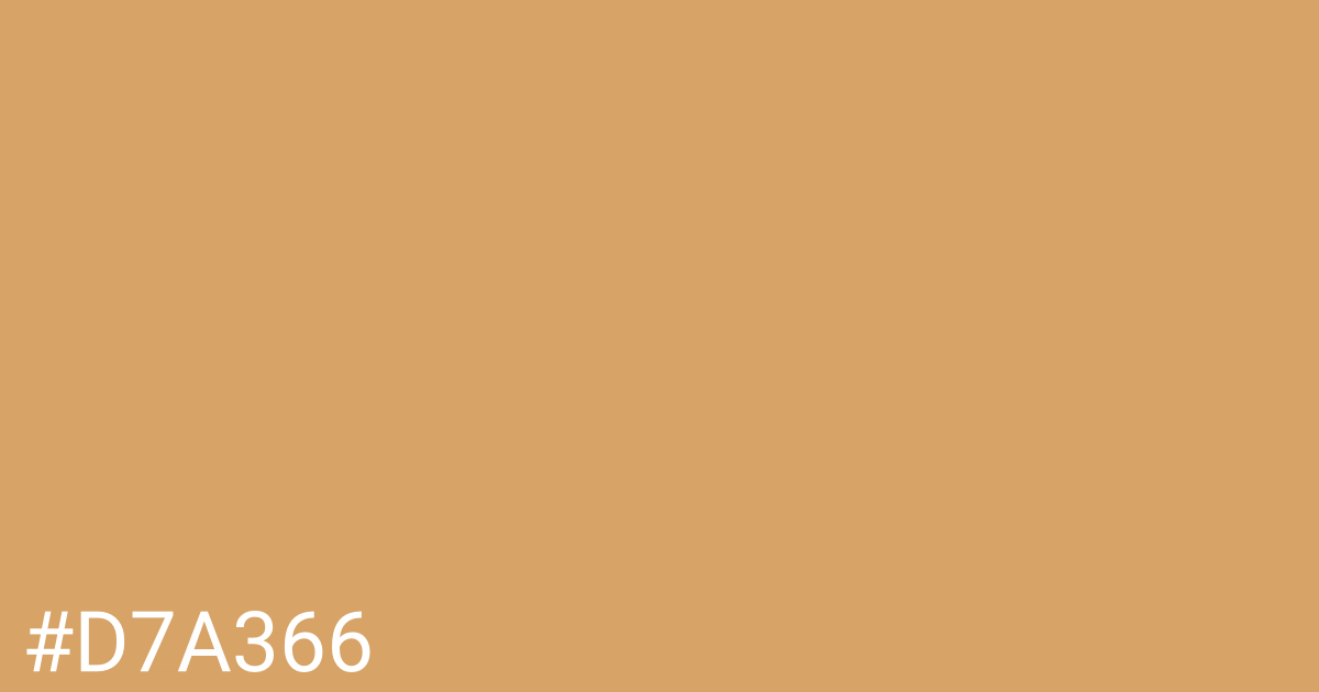 Hex color #d7a366 graphic