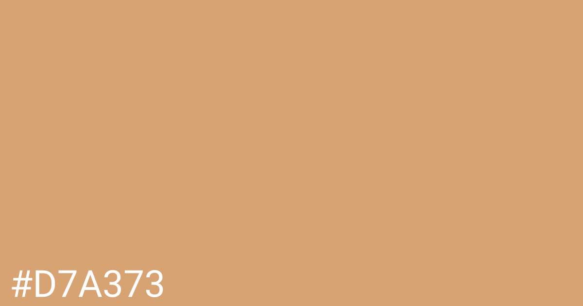 Hex color #d7a373 graphic