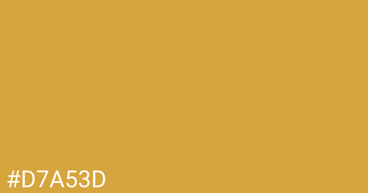 Hex color #d7a53d graphic
