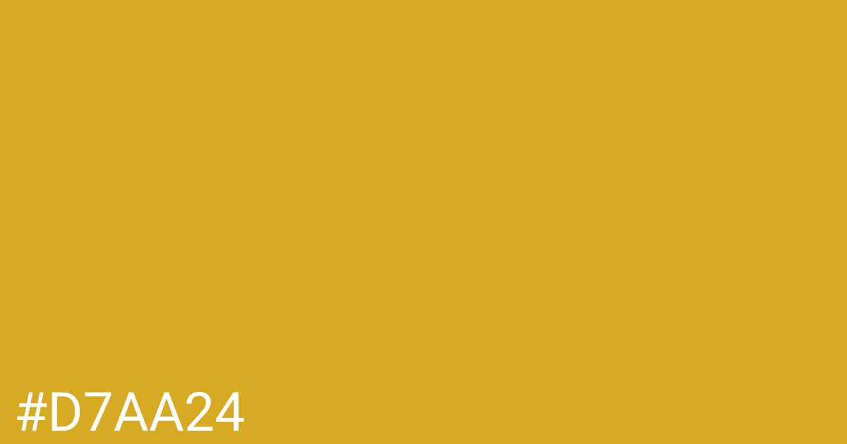 Hex color #d7aa24 graphic