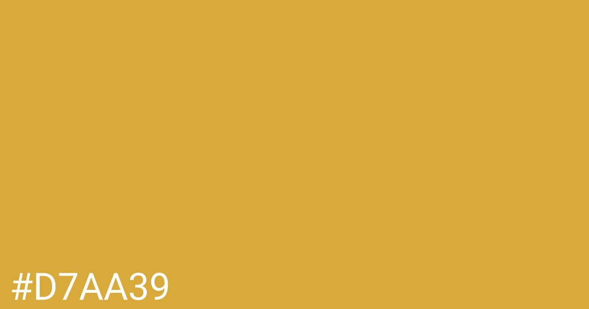 Hex color #d7aa39 graphic