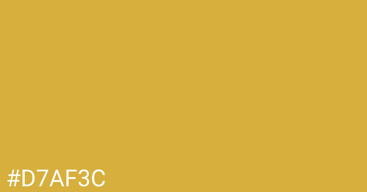 Hex color #d7af3c graphic
