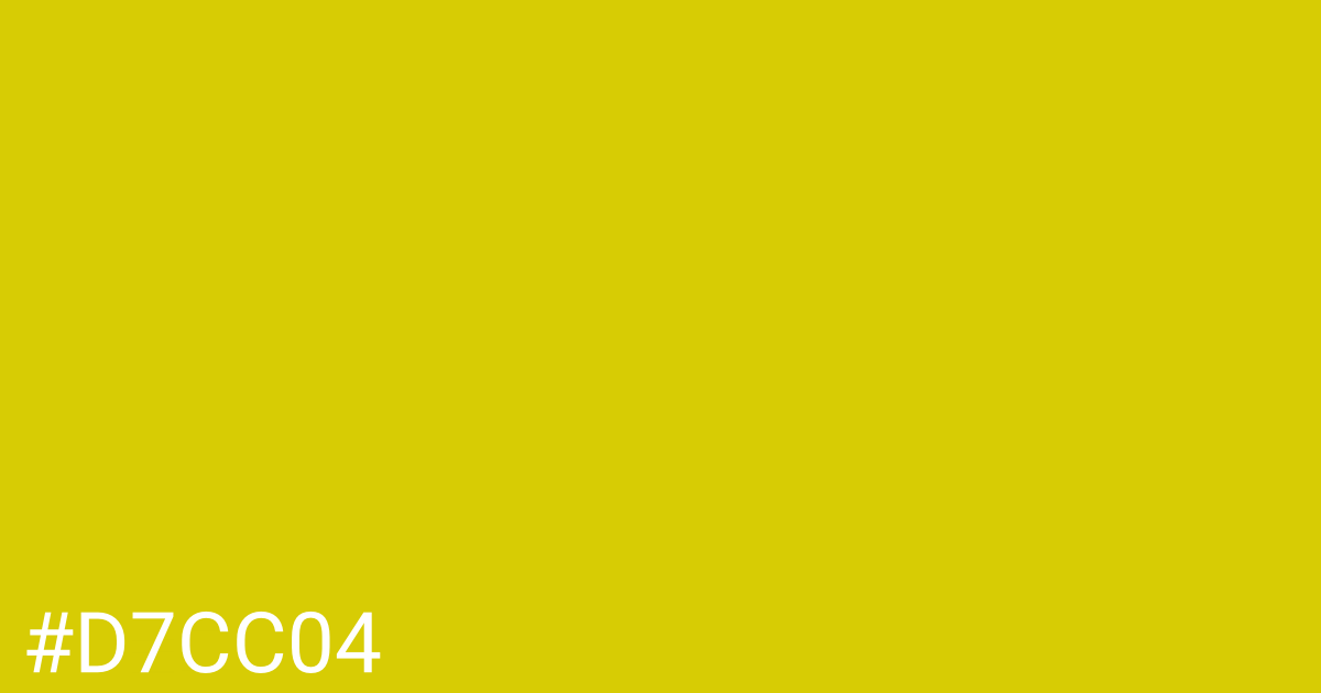 Hex color #d7cc04 graphic