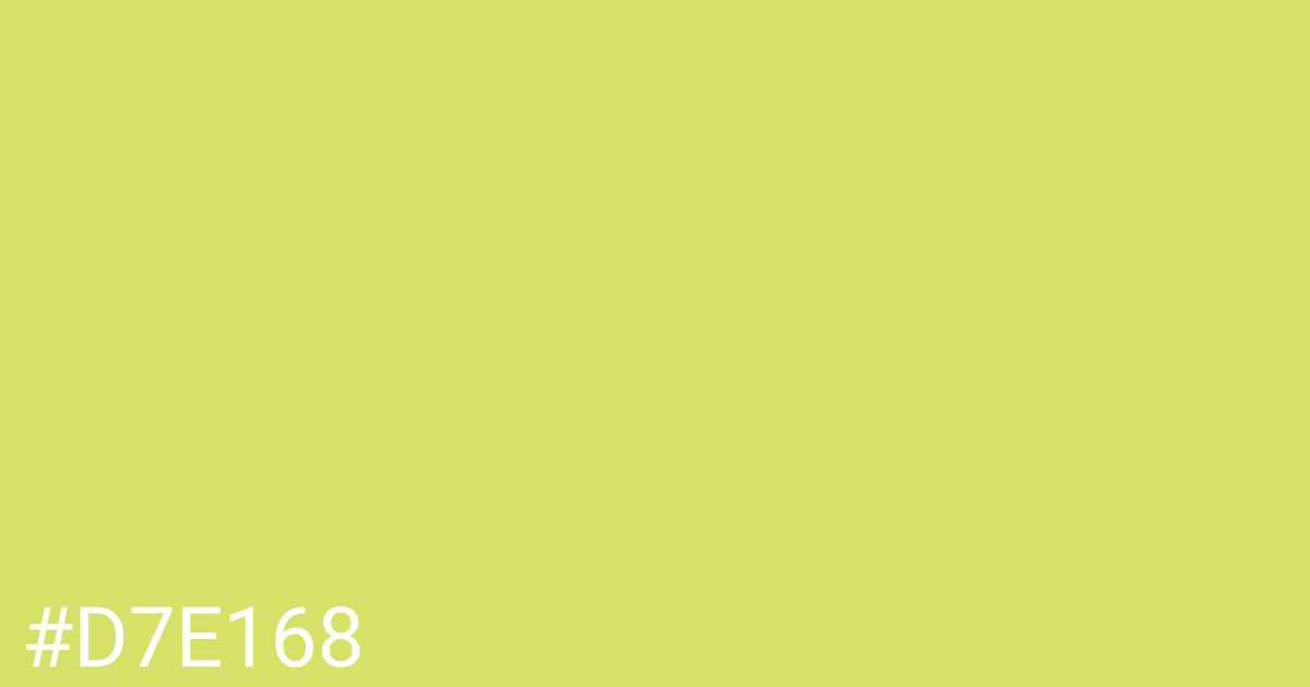 Hex color #d7e168 graphic