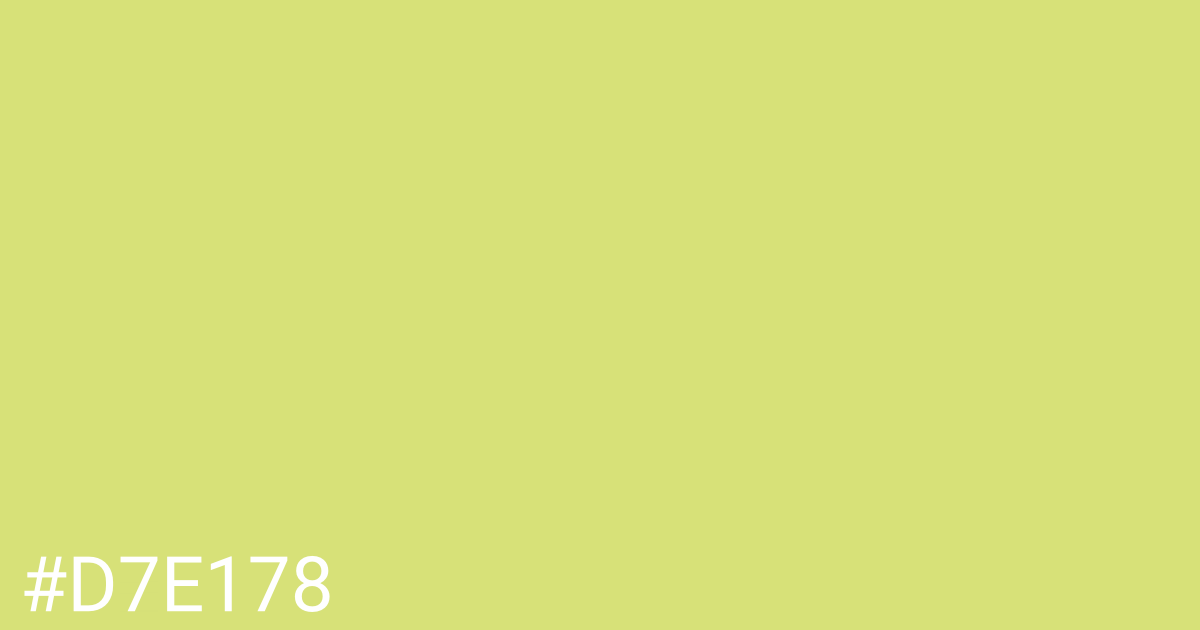 Hex color #d7e178 graphic