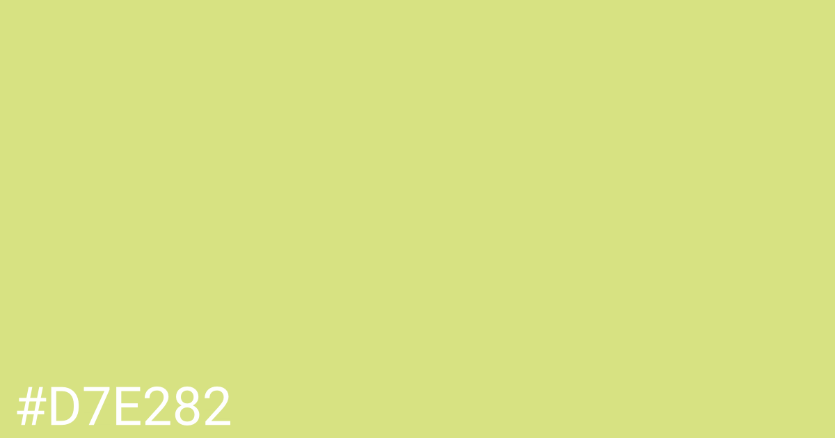 Hex color #d7e282 graphic