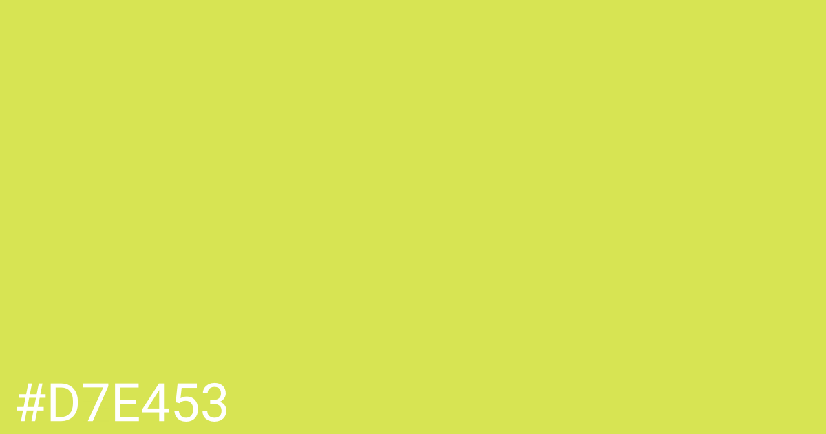 Hex color #d7e453 graphic