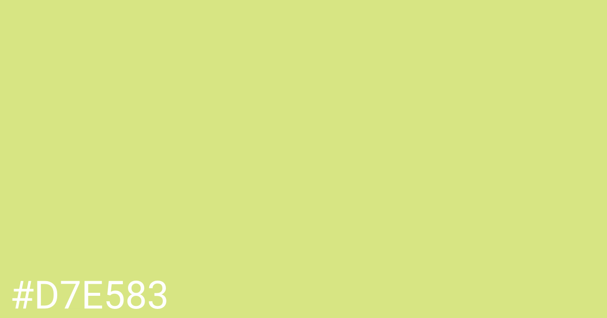 Hex color #d7e583 graphic