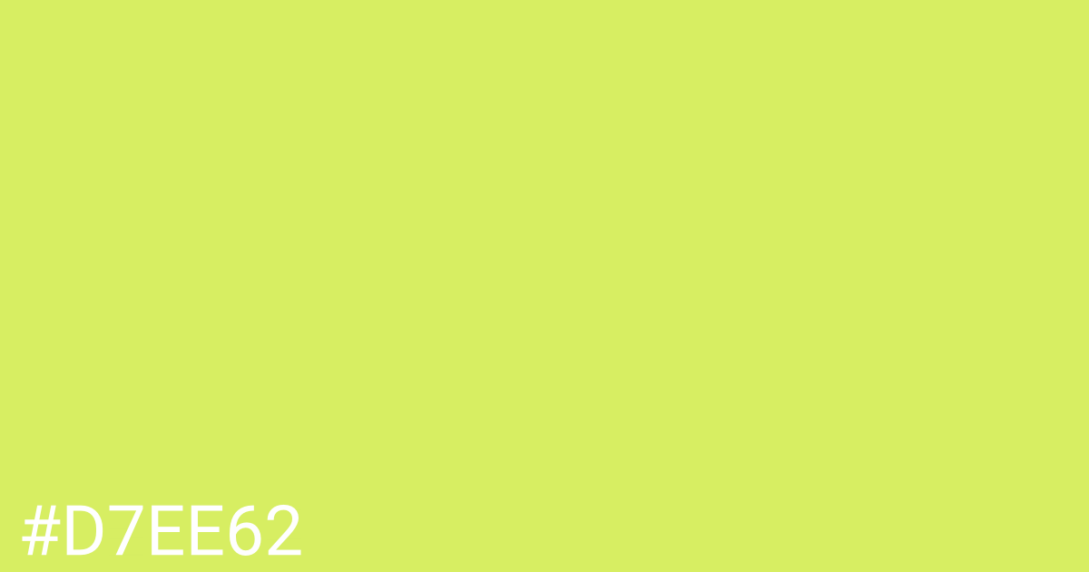 Hex color #d7ee62 graphic