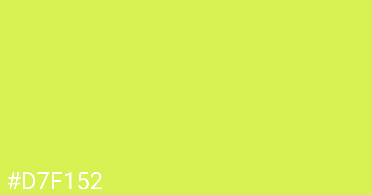 Hex color #d7f152 graphic