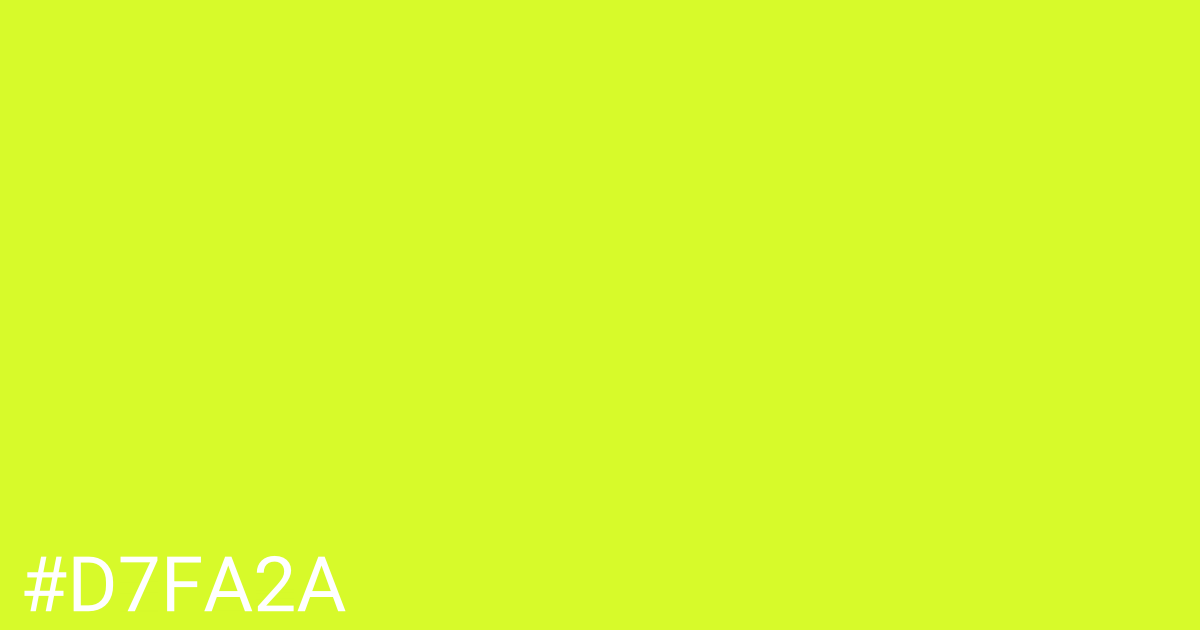 Hex color #d7fa2a graphic