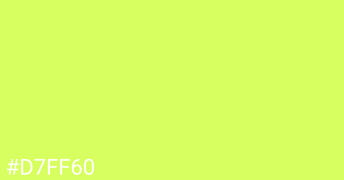 Hex color #d7ff60 graphic