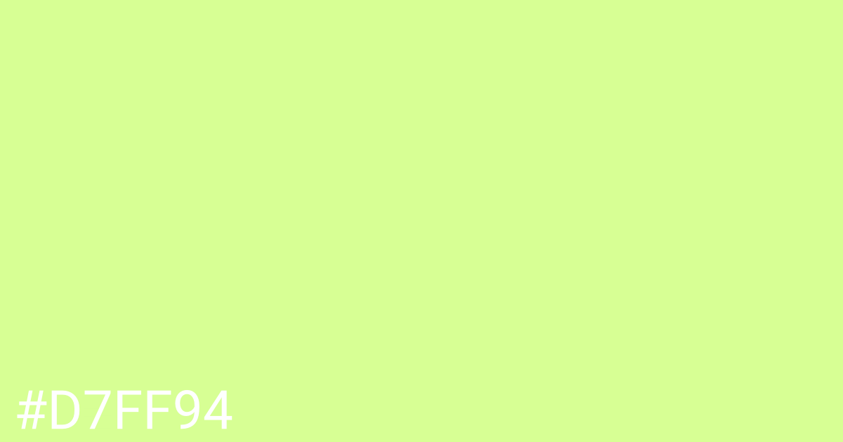 Hex color #d7ff94 graphic