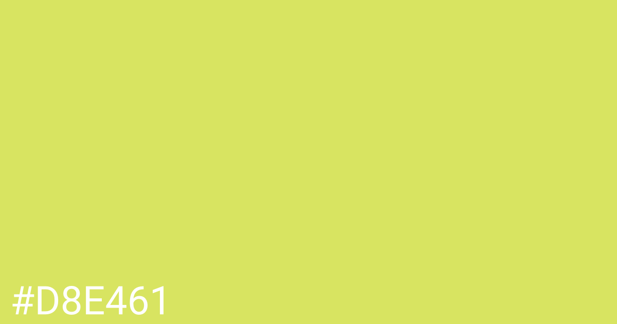 Hex color #d8e461 graphic