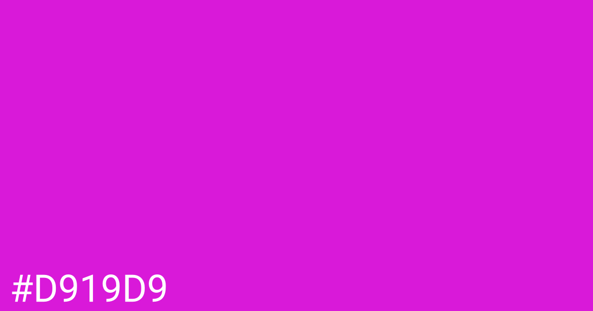 Hex color #d919d9 graphic